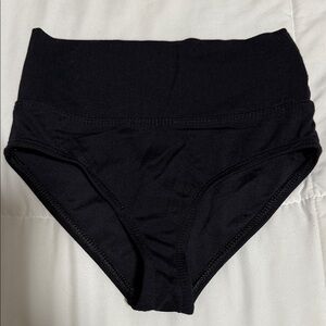 Capezio MC Black High-Waisted Dance Brief
